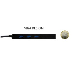 i-tec SLIM HUB 3 PORT USB 3.0 – kompakt USB-hub